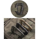 Taktinių molle karabinų rinkinys Mil-Tec, 2vnt. - Image 2