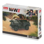 Konstruktorius Sluban WWII Jeep US Army - Image 2