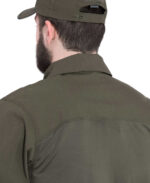 Taktiniai marškinėliai (combat shirt) ilgomis rankovėmis Pentagon Ageron Ranger, ranger žalios spalvos, nugara kaklas