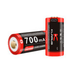 Įkraunama ličio baterija Klarus 16340 3.7V 700 mAh