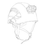 Priedas Petzl Aria montavimui ant Vertex arba Strato šalmo - Image 3
