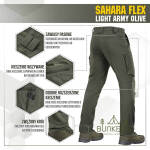 Kelnės M-Tac Sahara Flex Light - Image 3