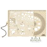 Liniuotė M-Tac Ecopybook big ruler Protractor NATO